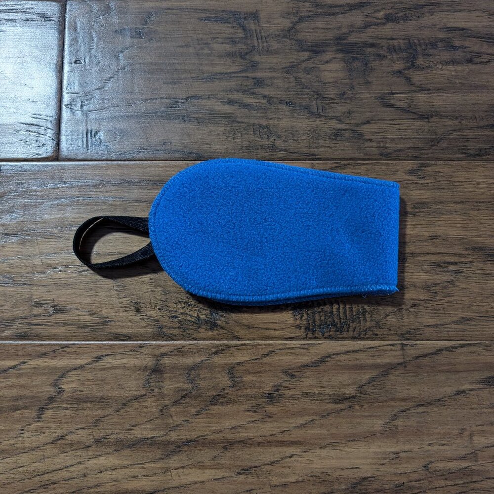Kids Equestrian Horse back riding under helmet ear warmer cover blue